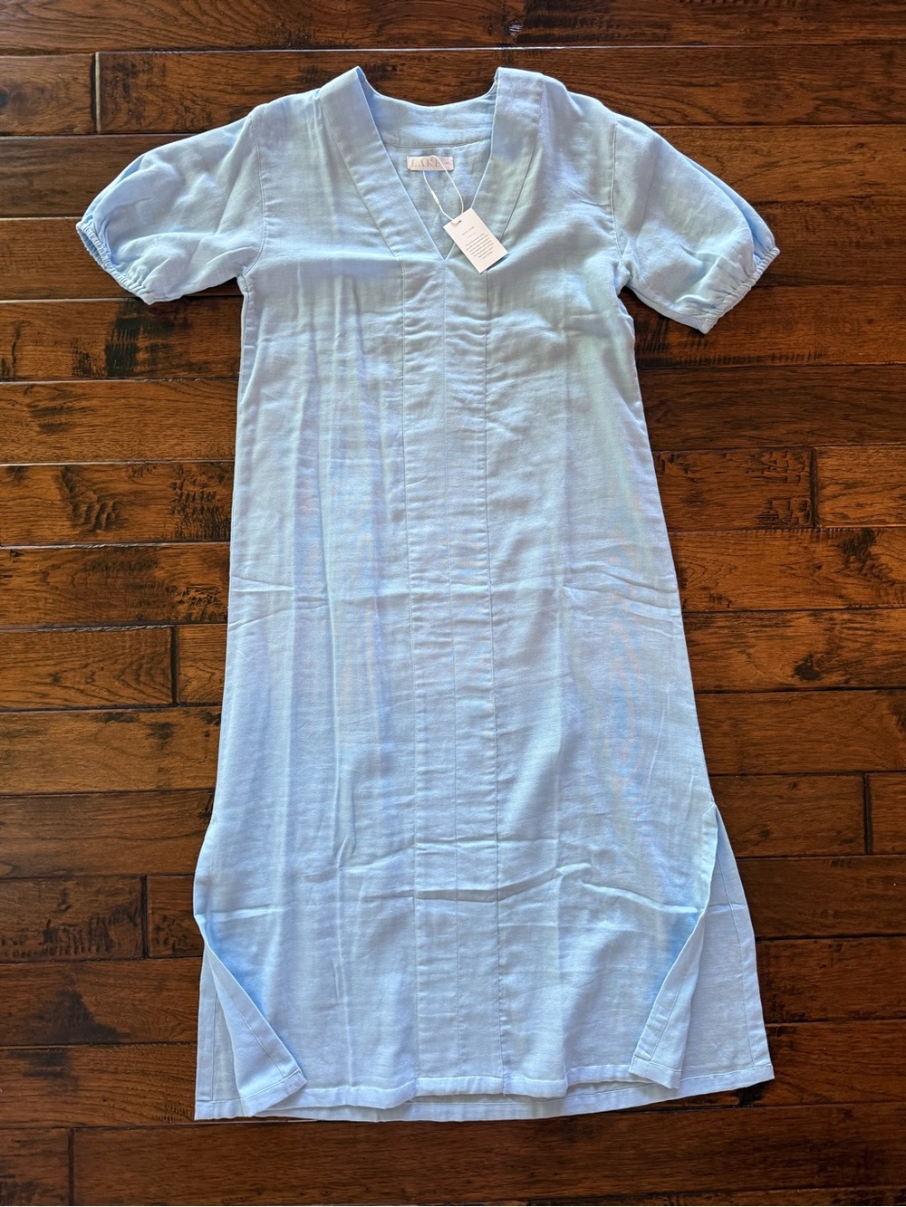 NWT Lake Light Blue Cotton Gauze Dress